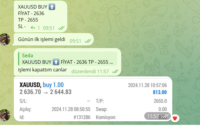 sedaborsaayedek's tweet photo. Günün ilk işleminden 813$ kar elde ettik ❤️🤝 
Faydalanan herkese bereketli olsun 🧿

#XAUUSD #işlem #kar #kazanç #işlem https://t.co/nmZte246sC