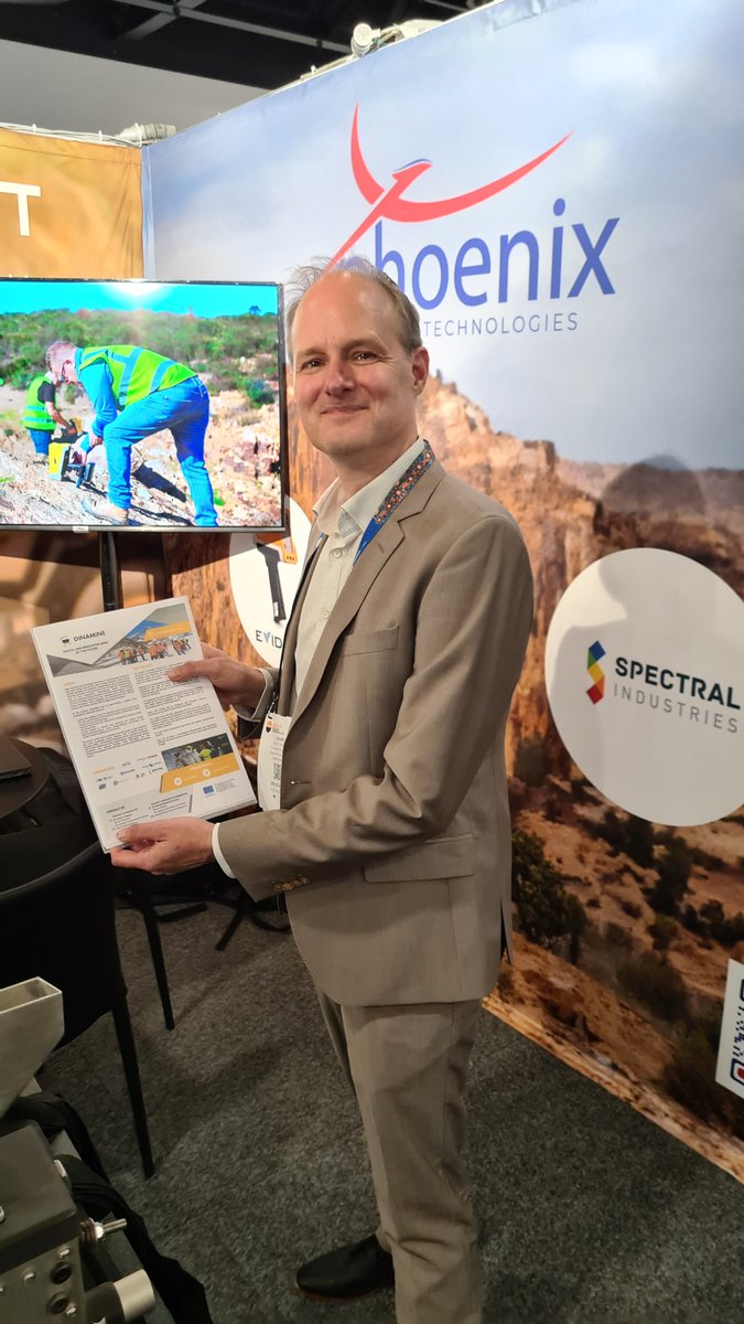 DINAMINE Project (@dinaminep) on Twitter photo Joost Smeets, Senior Software Architect at Spectral Industries, has driven key developments in mine processing models, LIBS-sensor tech, and material characterization at FELMICA & SKALAND.
Joost and Marijn Sandtke represented <a href="/DinamineP/">DINAMINE Project</a> at IMARC! 🔗 lnkd.in/dtaS8xUh Joost Smeets, Senior Software Architect at Spectral Industries, has driven key developments in mine processing models, LIBS-sensor tech, and material characterization at FELMICA & SKALAND.
Joost and Marijn Sandtke represented <a href="/DinamineP/">DINAMINE Project</a> at IMARC! 🔗 lnkd.in/dtaS8xUh