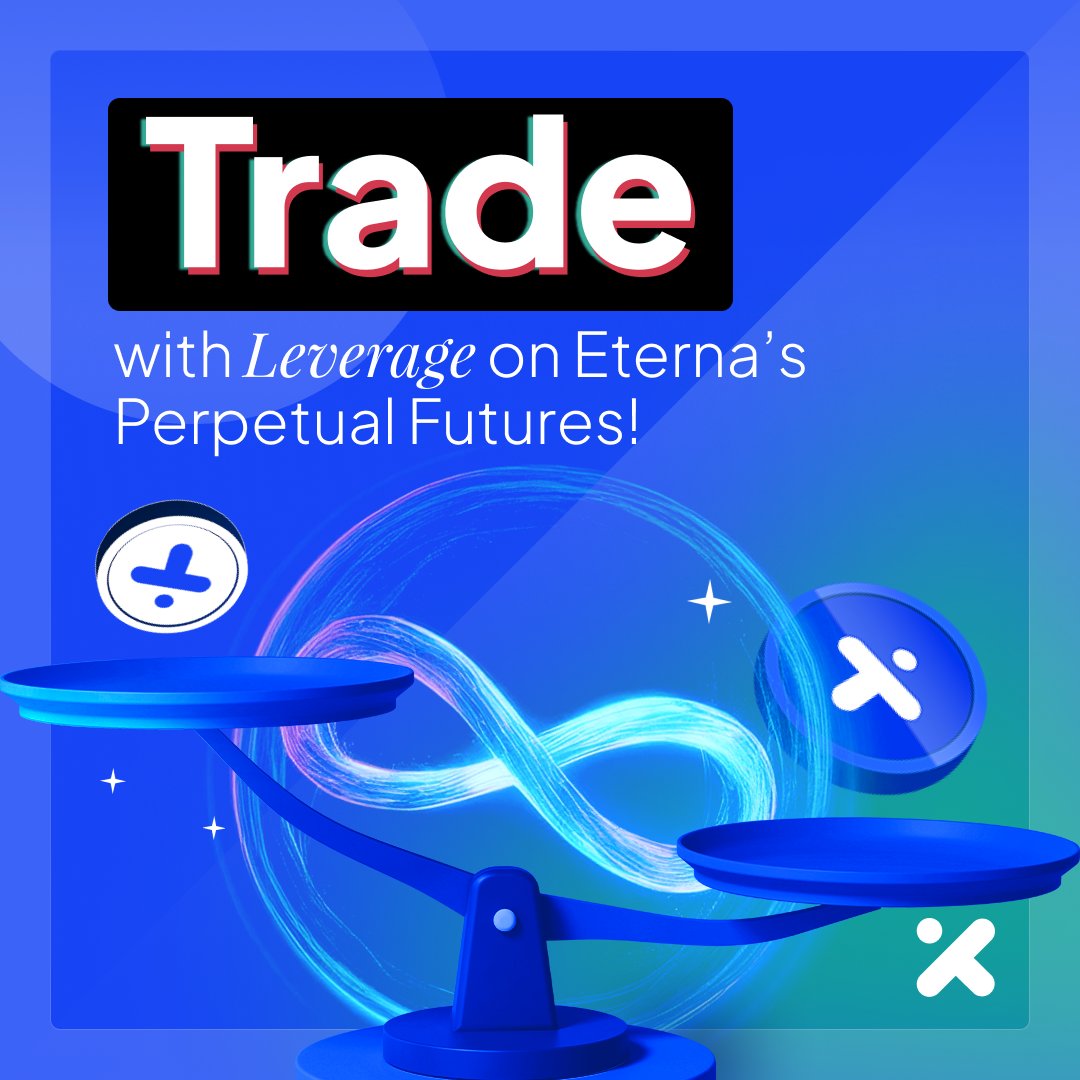 Leverage lets you amplify your trading power—control larger positions with less capital. But remember, it’s a double-edged sword: higher rewards come with higher risks ⚡ Eterna’s perpetual futures will allow traders to access 300+ contracts with precision tools and deep