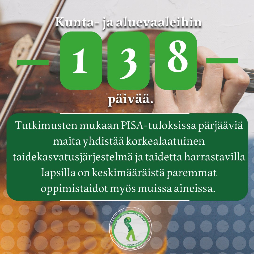 Suomen musiikkioppilaitosten liitto (SML) tweet media