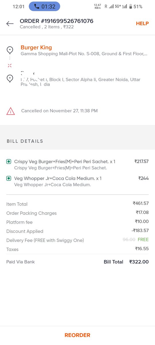 Its_prateekk's tweet photo. @Swiggy @SwiggyCares https://t.co/xdmy3bcixj