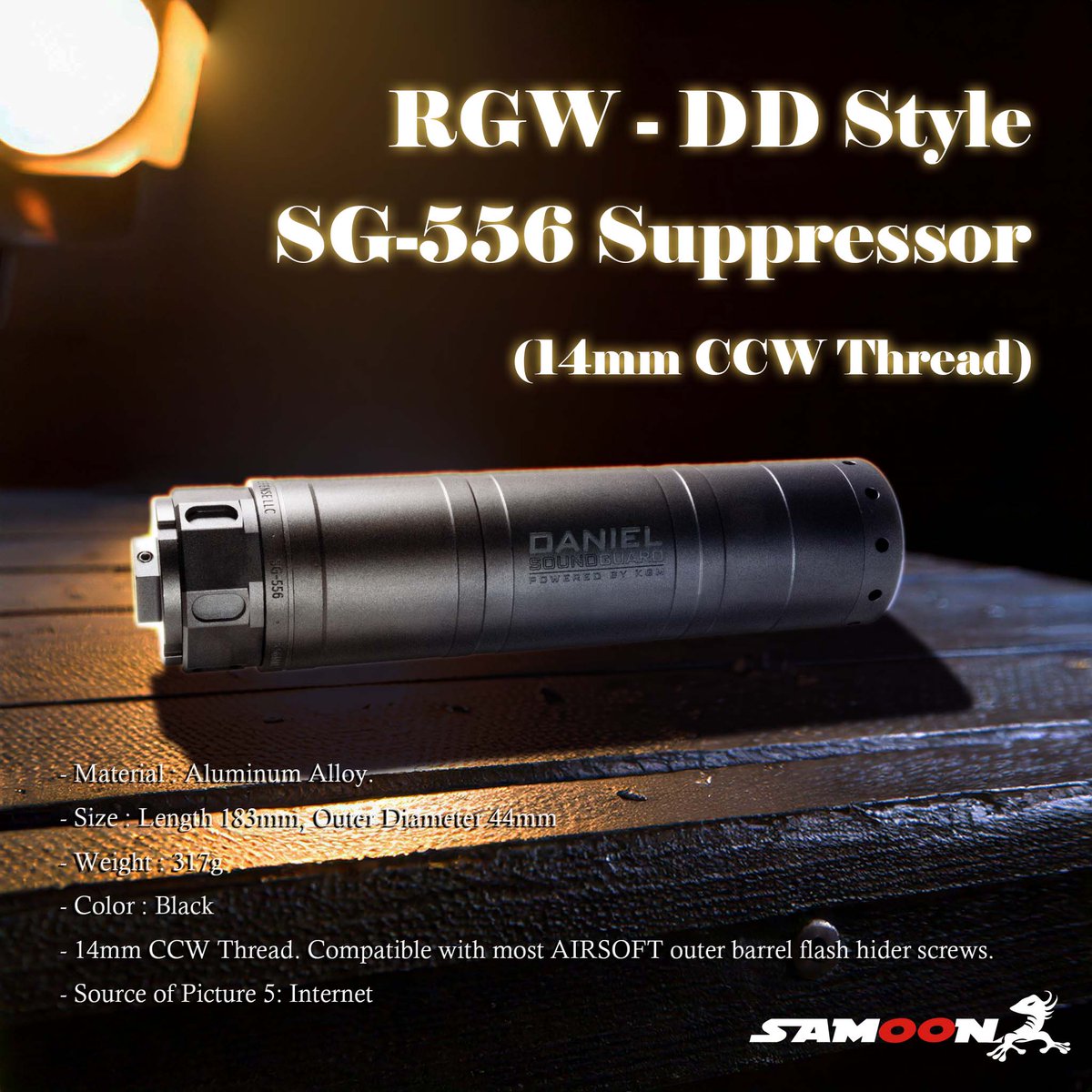 SamoonAirsoft's tweet photo. RGW - DD Style SG-556 Suppressor (14mm CCW Thread)
-
SHOP NOW>>>https://t.co/1OJJYGVa4G
賣場連結>>>https://t.co/0dEjzpuHWS
-
#SAMOON #沙漠龍 #Taiwan #GBB #airsoft #AR #玩具槍 #氣槍 https://t.co/bdiygVwxk0