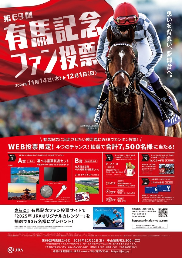 ★当選品★　第59回有馬記念　ファン投票オリジナルブランケット　未開封未使用品