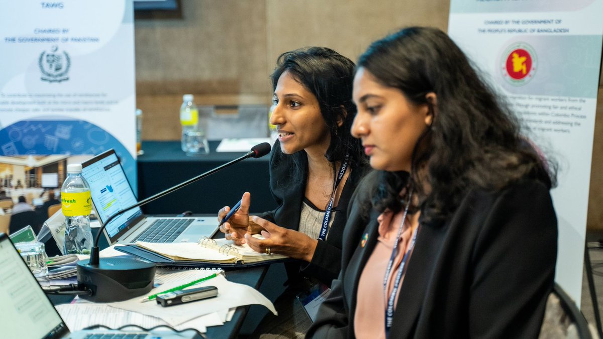 IOMAsiaPacific's tweet photo. The Colombo Process Thematic Area Working Groups convened this week in 🇹🇭, under current Chair 🇮🇳. Member States shared updates on progress toward TAWG objectives & discussed strategies that will shape the #ColomboProcess ahead of 2025 Senior Officials Meeting.
@IndiainThailand https://t.co/b0Mcbha0QJ