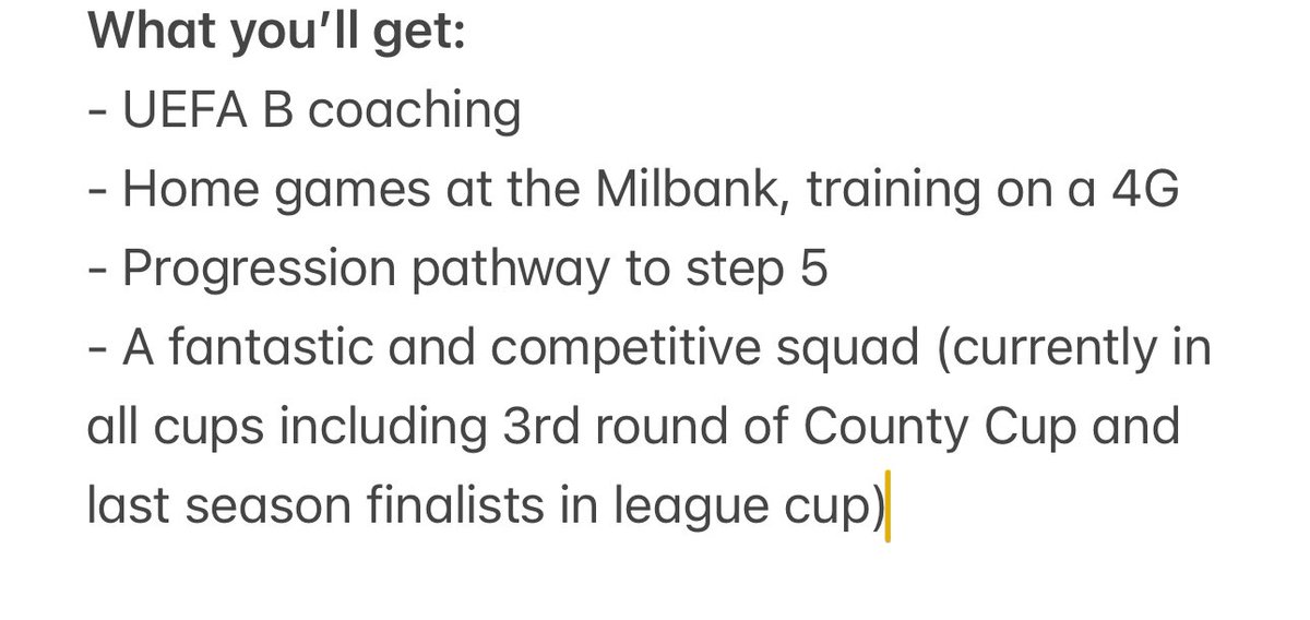 Due to players progressing and injuries, I am looking to add a couple of additions to my <a href="/HalsteadTownFC/">Halstead Town FC</a> U23 side.

Please share and contact me if you’re interested in learning more!