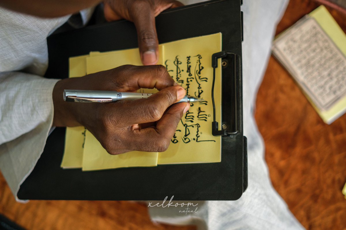xelkoom's tweet photo. ÉCRITURE MANUSCRITE / MBINDUM LOXO
Commandez vos xasidas de votre choix. Écrits et corrigés. Disponible à la boutique Keur Baay Xelkoom. Photocopie aussi disponible.
#coran #livre #xasida #lecture #soufi #xasida https://t.co/as5kNwrjpC