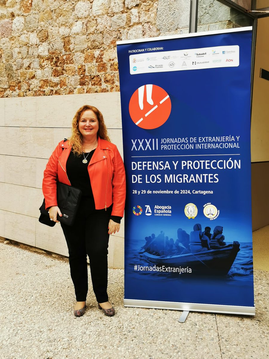 ICAElche's tweet image. 𝗝𝗢𝗥𝗡𝗔𝗗𝗔𝗦 | La Diputada de ICAE,  𝗚𝗹𝗼𝗿𝗶𝗮 𝗩𝗮𝗹𝗲𝗻𝘁𝗶𝗻 participa desde hoy y hasta mañana en las XXXII Jornadas de Extranjería que analizarán en Cartagena cómo mejorar la protección de los migrantes.

#Elche #abogados #extranjeria #jornadas #cartagena