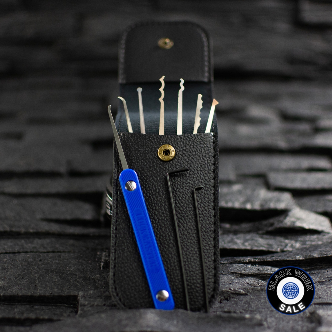 Bereit, in die Welt des Lockpickings einzutauchen? Das 'Novice' 12-teilige Pickset ist der perfekte Einstieg! Hol dir jetzt den Black Week Rabatt und entdecke die Präzision unserer Werkzeuge. Jetzt verfügbar! 🗝️💥