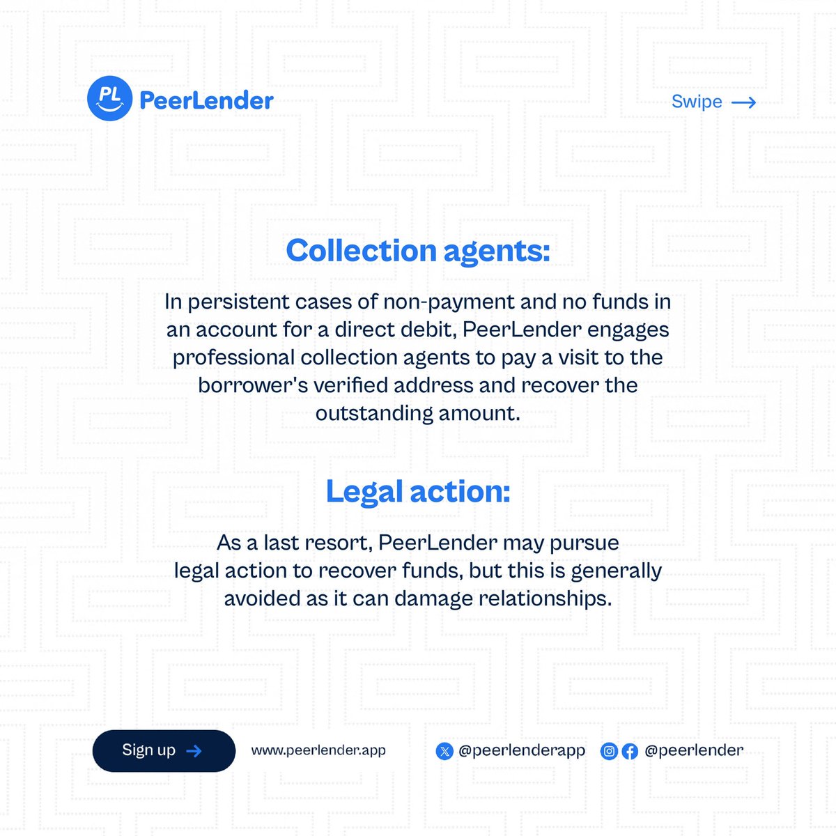 PeerLenderApp's tweet photo. It's a good day to ask Ben questions! Wondering how we guarantee repayments? Swipe... 
.
.
.
#loans #repayments #lenders #peerlenderapp #p2pbanking https://t.co/3uSc5a6AlL