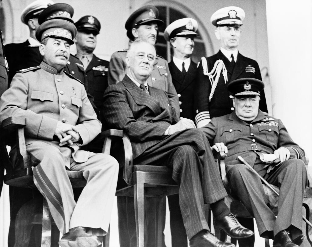 OnThisDay in 1943, the Tehrān Conference opened, bringing together US President Franklin D Roosevelt, British prime minister Winston Churchill, and Soviet Premier Joseph Stalin.