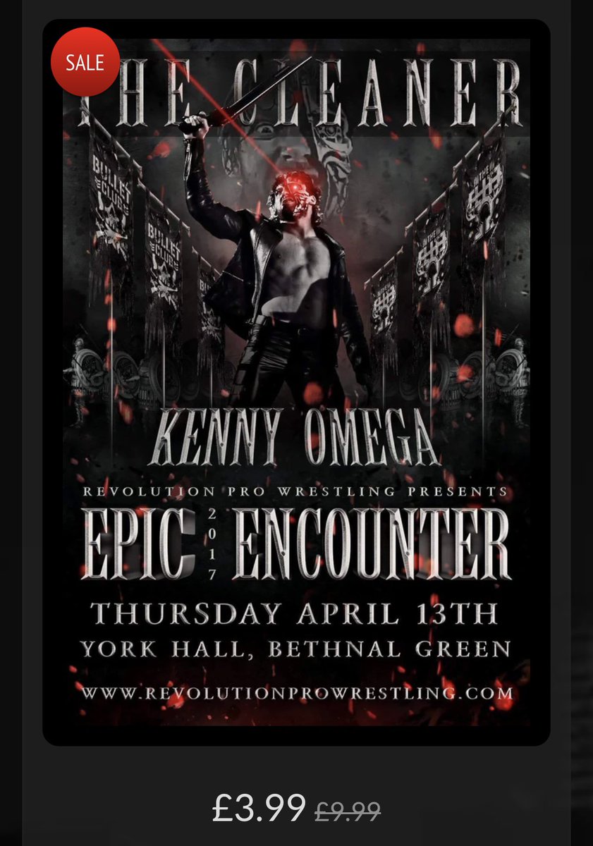 RevProUK's tweet image. 🔥 Deleted shirt £4.99
🔥 DVD’s £3.99
🔥 Posters £3.99
🔥 Select Shirts £7.99

PLUS 20% OFF OF ALL OTHER ITEMS STOREWIDE. NO CODES NEEDED. 🤯

It’s only the shoprevpro.com Black Friday Sale. Check it out and grab yourself a bargain!