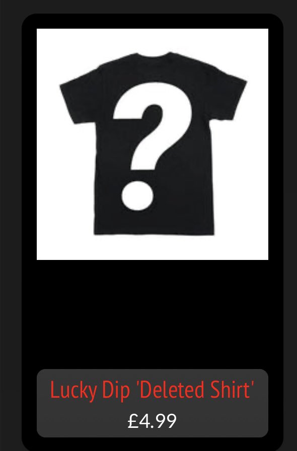 RevProUK's tweet image. 🔥 Deleted shirt £4.99
🔥 DVD’s £3.99
🔥 Posters £3.99
🔥 Select Shirts £7.99

PLUS 20% OFF OF ALL OTHER ITEMS STOREWIDE. NO CODES NEEDED. 🤯

It’s only the shoprevpro.com Black Friday Sale. Check it out and grab yourself a bargain!