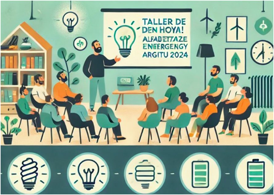 📢 Gaur tailerra Antzuolan! ALFABETIZAZIO ENERGETIKORAKO ARGITU TAILERRAK, ! 💡 Gure etxebizitzetan energia aurrezteko trikimailuak ikasi nahi dituzu? 🕡Gaur, azaroak 28, 18:30etan Antzuolako Olaran aretoan izanen gera. Zatoz gurekin! Denok elkarrekin argitu dezagun bidea!👌