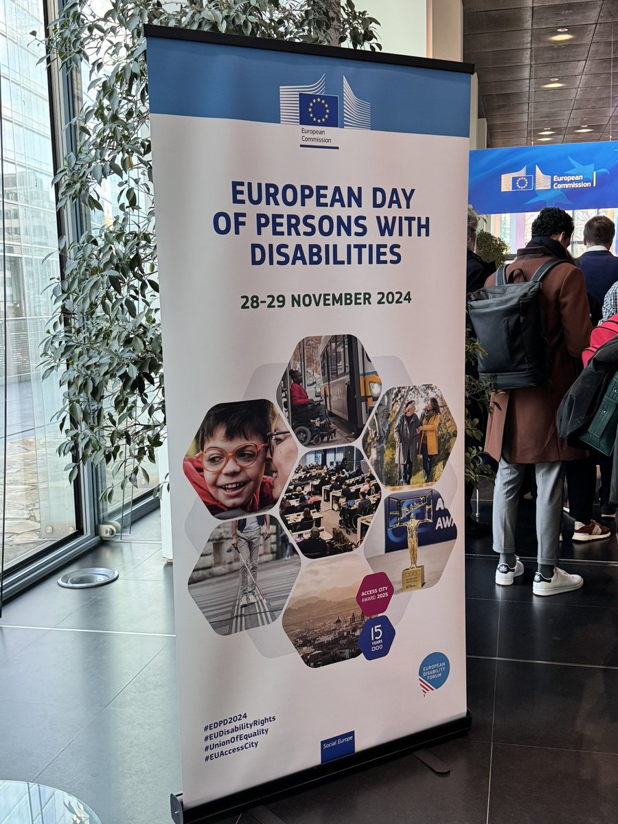In Brussels today attending the conference to mark European Day of People with Disabilities #EPDP 
#socialeconomy esp. work integration social enterprises play an important role to support people with disabilities access training and employment #socentirl