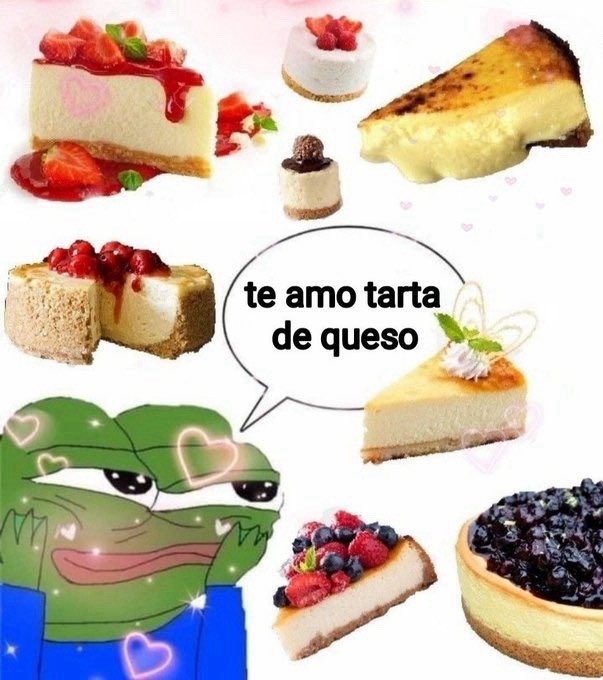 Buenos días solo a la tarta de queso.