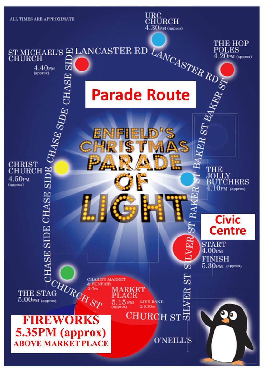 Enfield's Christmas Parade of Light takes place on Sunday this weekend, local fire crews will be there so give them a wave and say hello! We are looking forward to seeing you all!