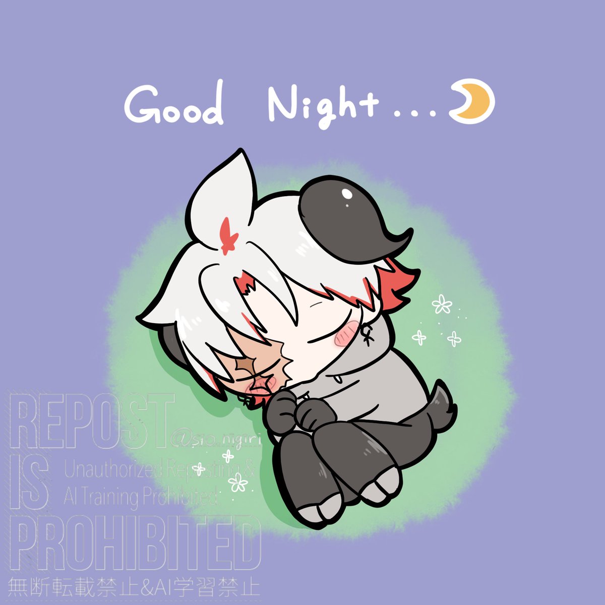 si0_nigiri's tweet photo. おやすみスカーくん🌙 https://t.co/GIfS1OuERE