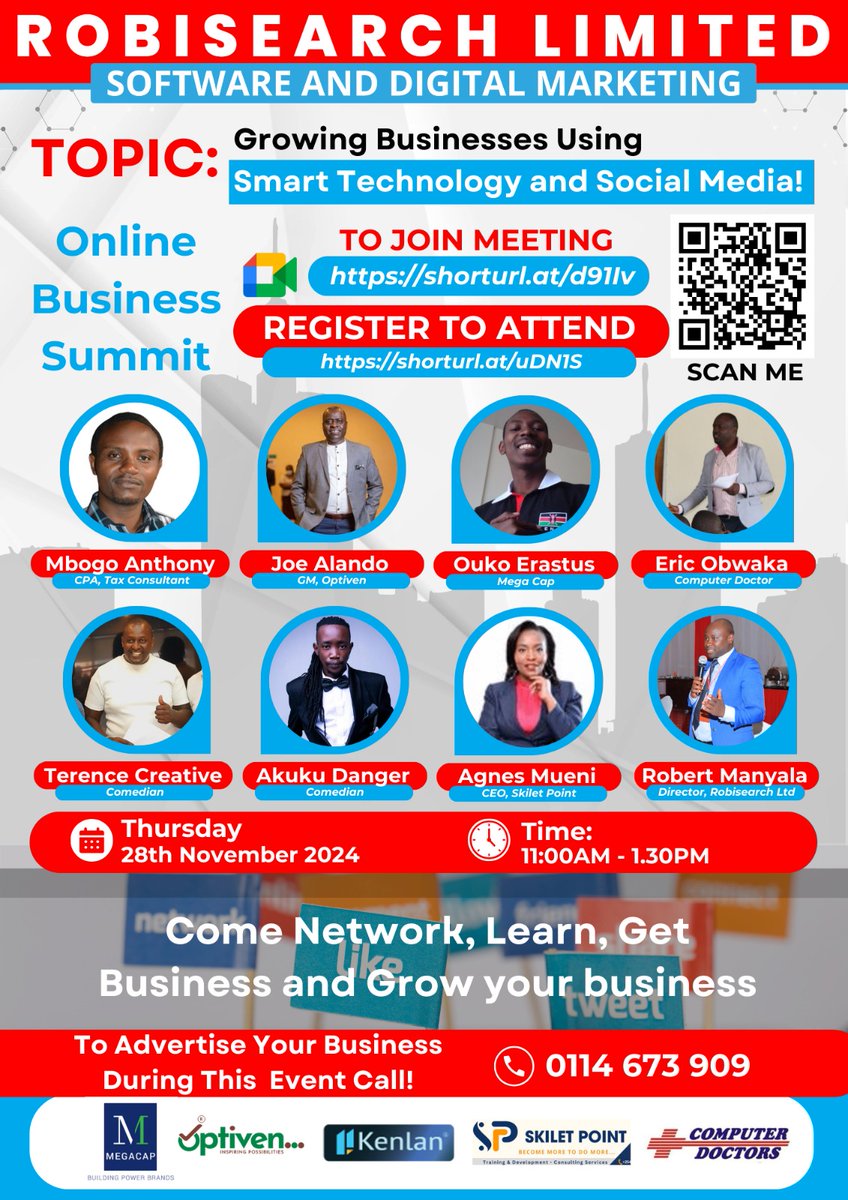 Liloh254's tweet image. The #JoinSMEsConference11am is live! A great opportunity to network, learn, and collaborate with industry leaders and innovators. Don’t miss out on shaping the future of small businesses. Tune in now and be part of the change!
#FreeAoko
#MainaAndKingangi
#SafaricomAt24