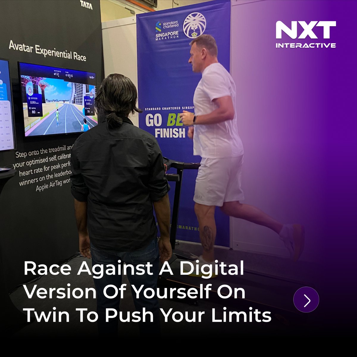 nxt_interactive's tweet photo. 🏃‍♀️ Experience the Future of Fitness at the Singapore Marathon Event! 🏃‍♂️ https://t.co/xkLUKKhTO8