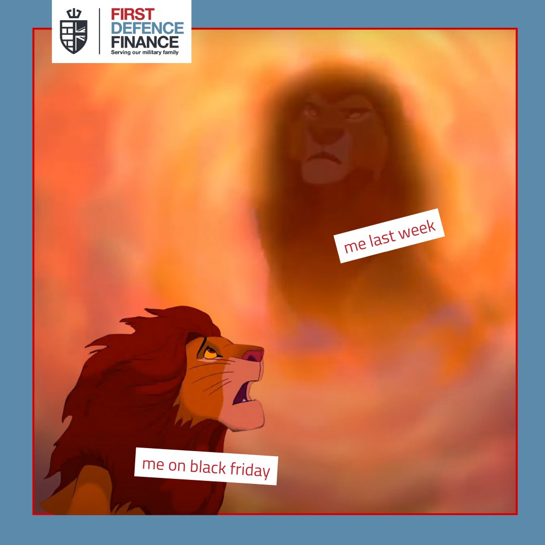 FirstDefFin's tweet image. Remember who you(r savings goals) are! 🦁

 #savemoneytips #BlackFriday #CyberMonday