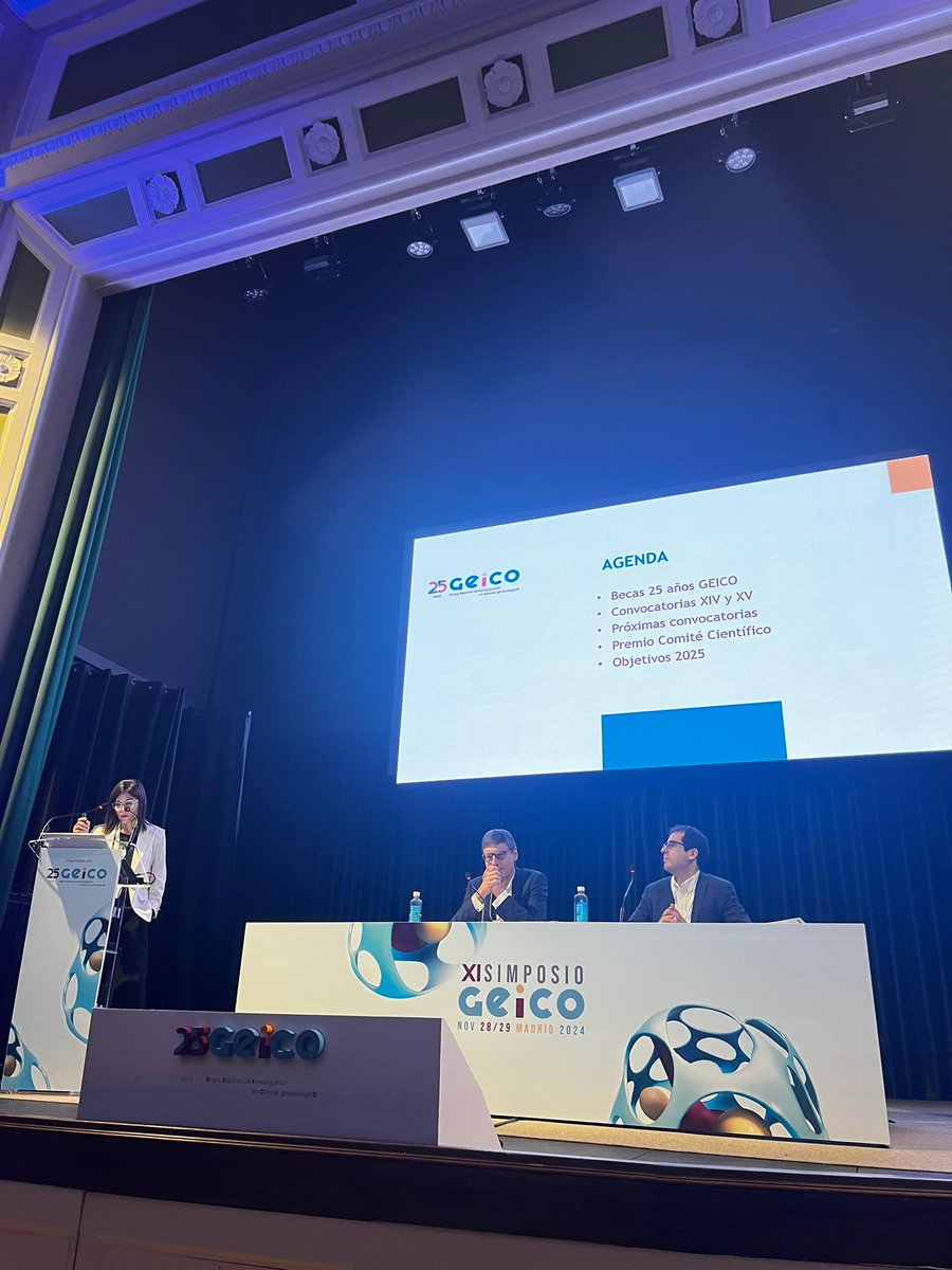 GEICOgroup's tweet photo. 📸
▪️ @Carmenmarqueslu el informe de gerencia.
▪️ Dra. @Lydia_Gaba_Med con su exposición por parte del Comité Científico.
▪️ Premio motivacional del Comité Científico de GEICO a la Dra. @MendiolaMarta .
¡Seguimos!
#TeamGEICO #XISimposioGEICO #GEICO #FormaciónMédica https://t.co/arTH9GS8y4
