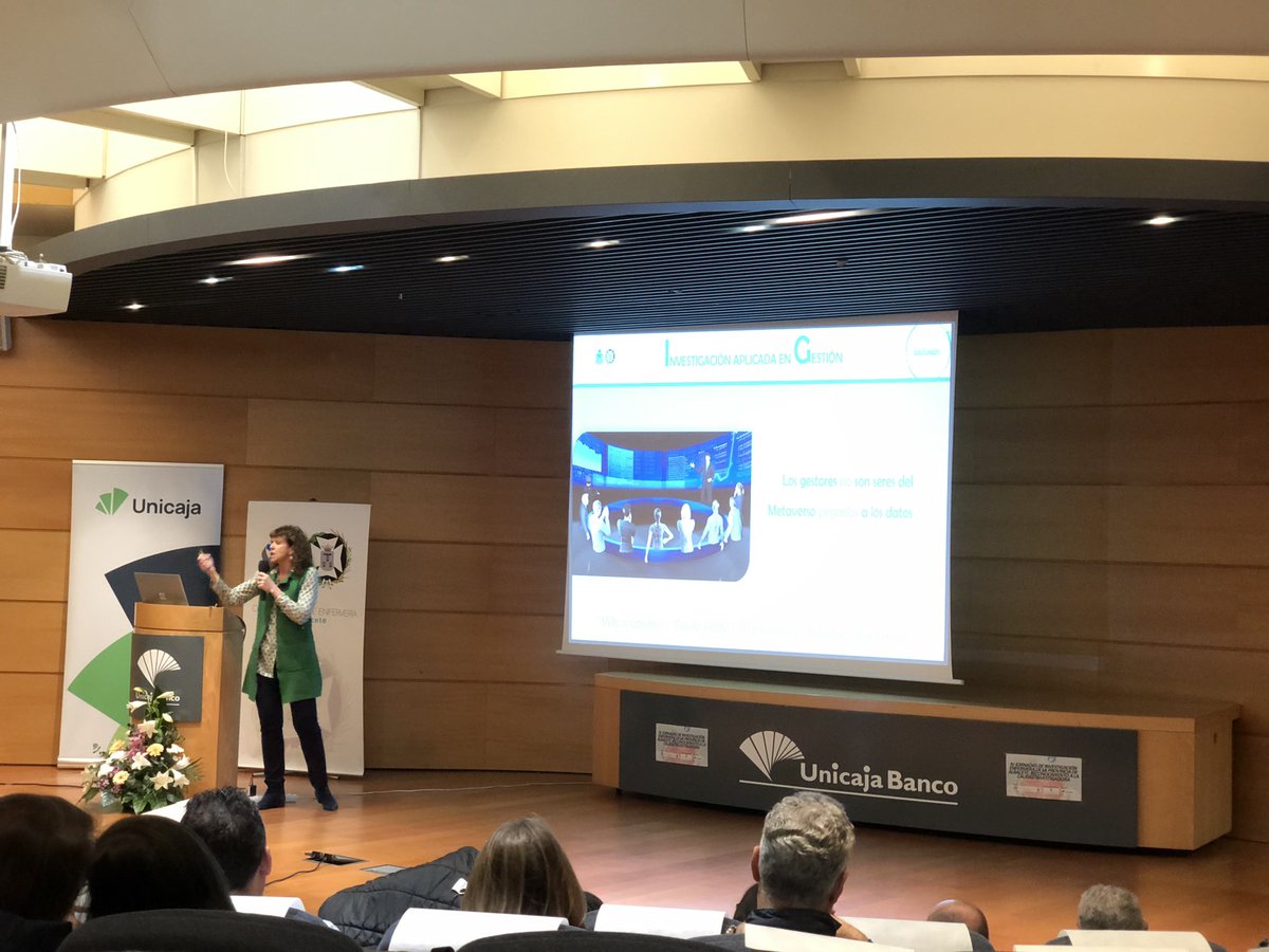 COEAlbacete's tweet photo. 🔬Arrancan las IV Jornadas de Investigación Enfermera de la provincia de Albacete.

🎤 Inauguración, bienvenida y ponencia magistral de “Investigación aplicada a la Gestión”  a cargo de @bflasquetty https://t.co/3BG8EW3E2p