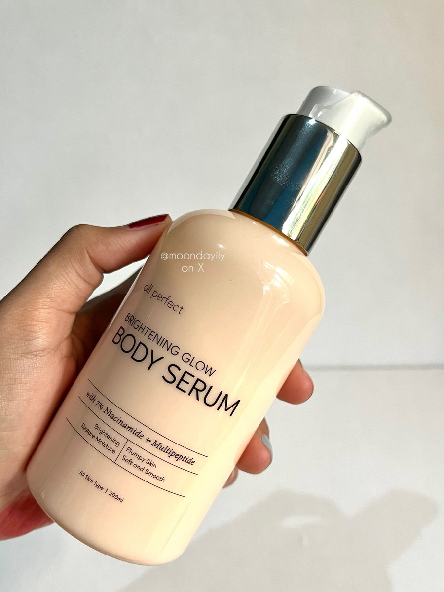 moondayily's tweet photo. punya bekas luka akibat goresan kawat terus jadi memudar banget berkat Body Serum All Perfcet karena ada kandungan Niacinamide 7% yang ampuh buat mencerahkan🥰 ditambah kulit aku jadi lebih lembab, gak kering kerontang lagii 😍 https://t.co/wiwmDs18Qk