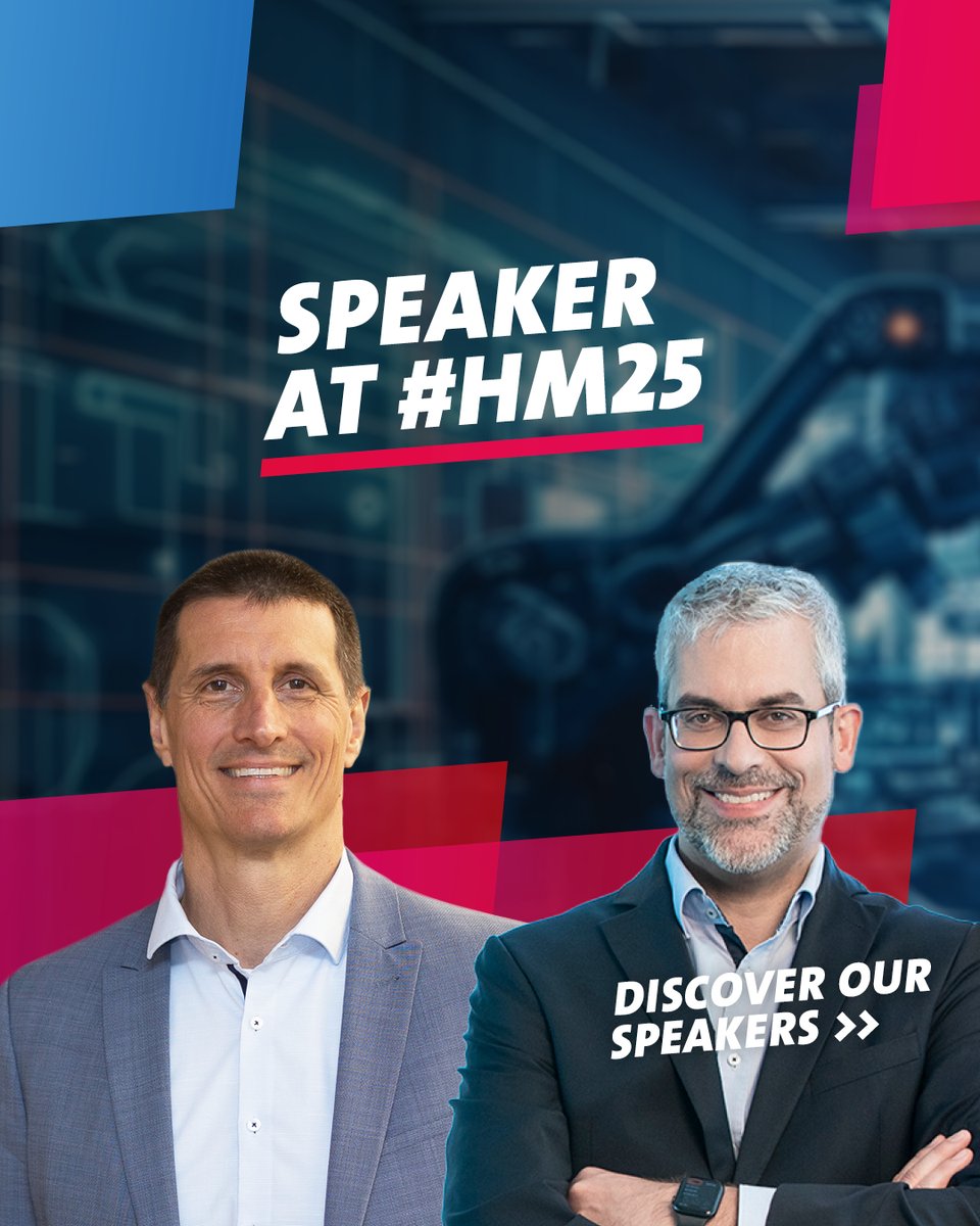 hannover_messe's tweet photo. 🚀 Two top speakers at #HM25!
📅 1 April: Thomas Fechner (Bosch Rexroth AG) on platform engineering in factory automation
📅 2 April: Dr. Jörg Herbers (INFORM GmbH) on process AI
________
#IndustrialAutomation #AI #ProcessAI https://t.co/7PQ3GTGlcQ