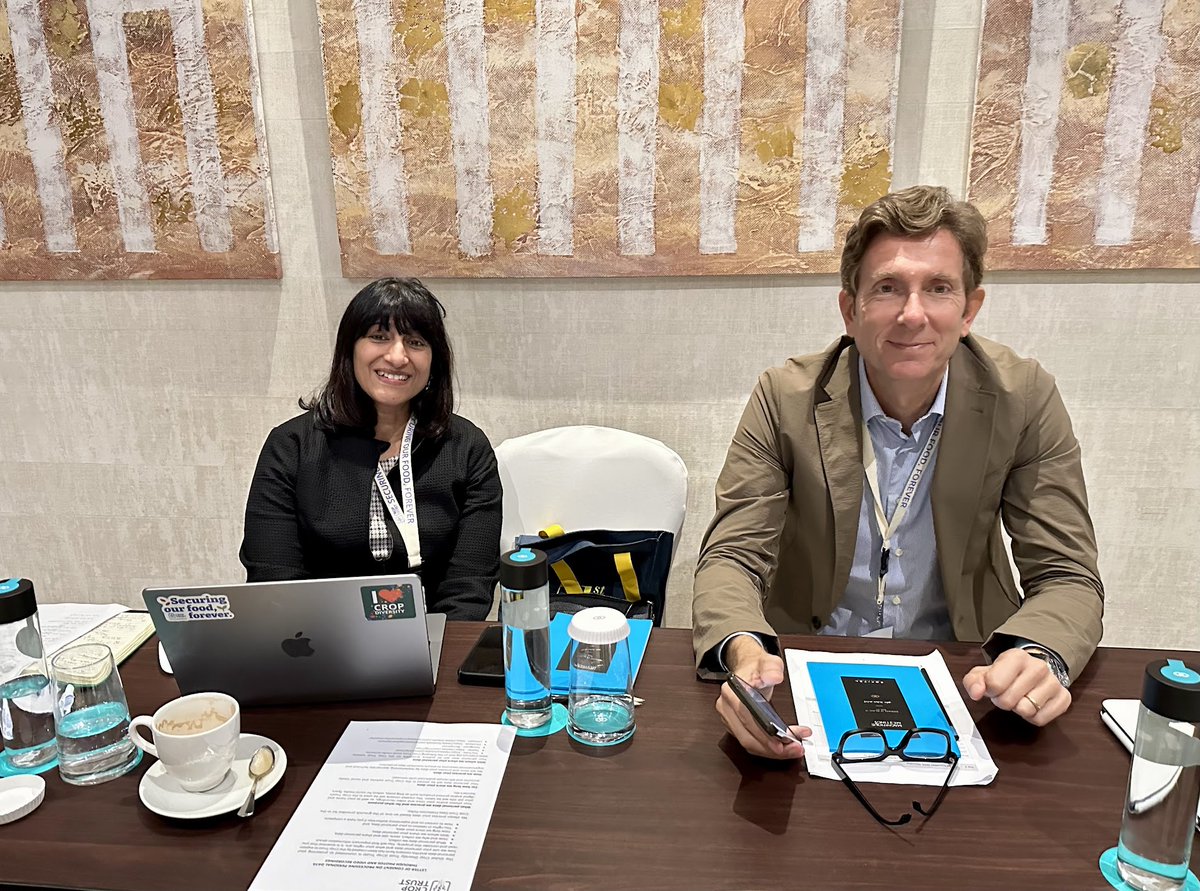 #HappeningNow: Intl @Planttreaty &amp; <a href="/CropTrust/">The Crop Trust</a> #Dubai Workshop for Genebanks🌍

3-days of sharing funding ideas &amp; enhancing engagement w/ Intl Treaty for crop conservation &amp; #FoodSecurity✨

<a href="/noradno/">Norad</a> <a href="/CIFOR_ICRAF/">CIFOR-ICRAF</a> <a href="/WorldVegCenter/">World Vegetable Center (WorldVeg)</a> <a href="/NordGen/">NordGen</a> <a href="/ICARDA/">ICARDA</a> <a href="/ICBAAgriculture/">International Center for Biosaline Agriculture</a> <a href="/CATIEOficial/">CATIE</a> <a href="/FAO/">Food and Agriculture Organization</a>