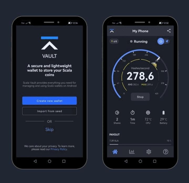 GM Scalanauts

Effortlessly mine $XLA coins on your android mobile or IoT device with privacy, safety and simplicity.

Privacy is power.
