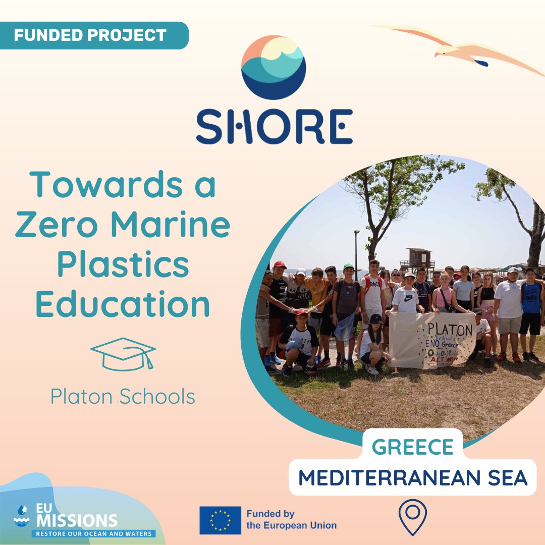 shore_community's tweet photo. ▶️In Pieria, the students of Platon Schools are involved in the project "ZeroMarinePlasticsEdu". 

Dear students, your missions, should you choose to accept them, are to prevent, reduce, eliminate plastic pollution and monitor the environment pollutants 🥷

#SHORECommunity https://t.co/D6fczXATFq