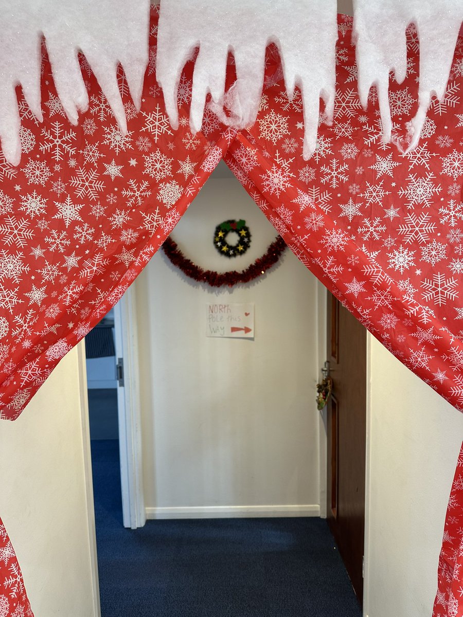 Christmas has arrived courtesy of our Youth Club- what a wonderful landscape to step in to this morning!😊We are here until the 20th December, come and get involved🎅❤️