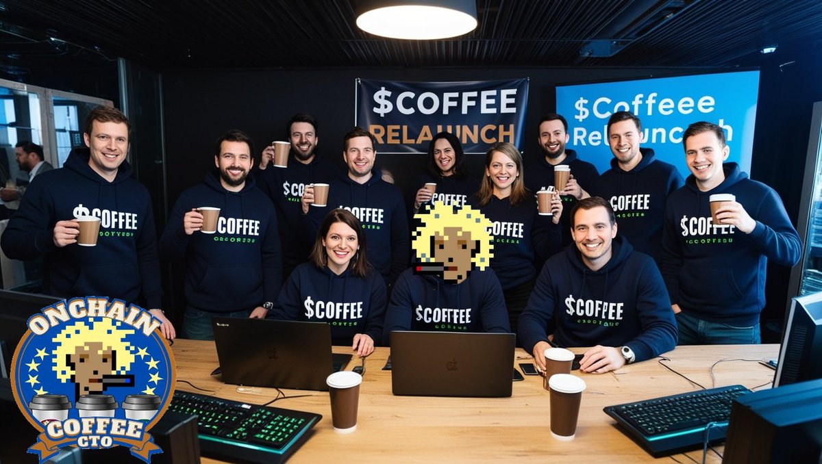 🚀Gm $COFFEE Fam🚀

What a night, its a FACT that Coffee increases Productivity. The entire team was on the coffee last night.☕️☕️

Check out our updated Website.🌐
onchaincoffee.xyz

Our devs be devving 🤝

#Crypto #CoffeeLovers