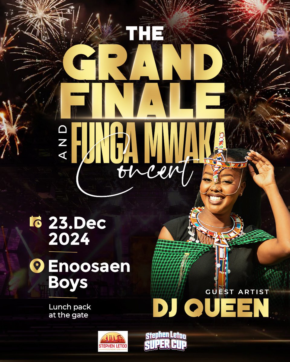 Tm Tobiko. (@tmtobiko7) on Twitter photo The festive season has just started on a high. On 29th Nov,We taking over Rusinga island Mbita Homabay⚽🎤🔥...7th Dec We Kick off <a href="/SteveLetoo/">STEPHEN LETOO</a> Super Cup Quarter Finals.....23rd....Le Grand Finale.
Atwoli #Trump President Ruto #ChampionsLeague #BetaFocusedBills Mpesa The festive season has just started on a high. On 29th Nov,We taking over Rusinga island Mbita Homabay⚽🎤🔥...7th Dec We Kick off <a href="/SteveLetoo/">STEPHEN LETOO</a> Super Cup Quarter Finals.....23rd....Le Grand Finale.
Atwoli #Trump President Ruto #ChampionsLeague #BetaFocusedBills Mpesa