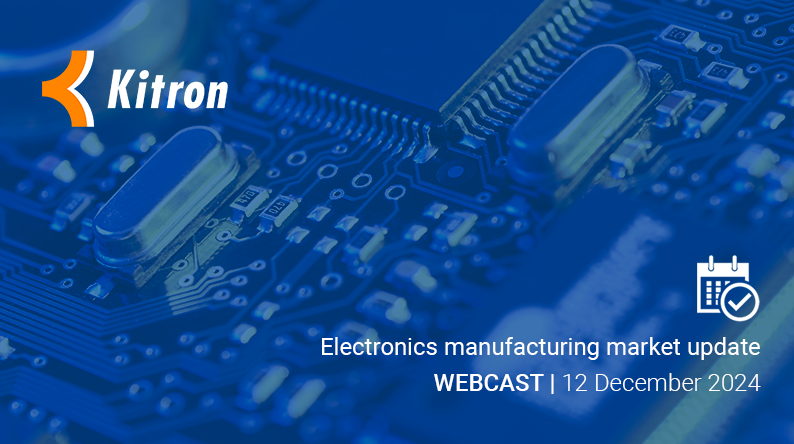 kitron_group's tweet photo. Join Kitron's update on the Electronics Manufacturing Market situation about #electronicsmanuacturing components' market conditions, lead times, current availability, pricing, and trends.  

Please click here to register: https://t.co/5JoS6l2KtA https://t.co/H1LZrfyJ9I