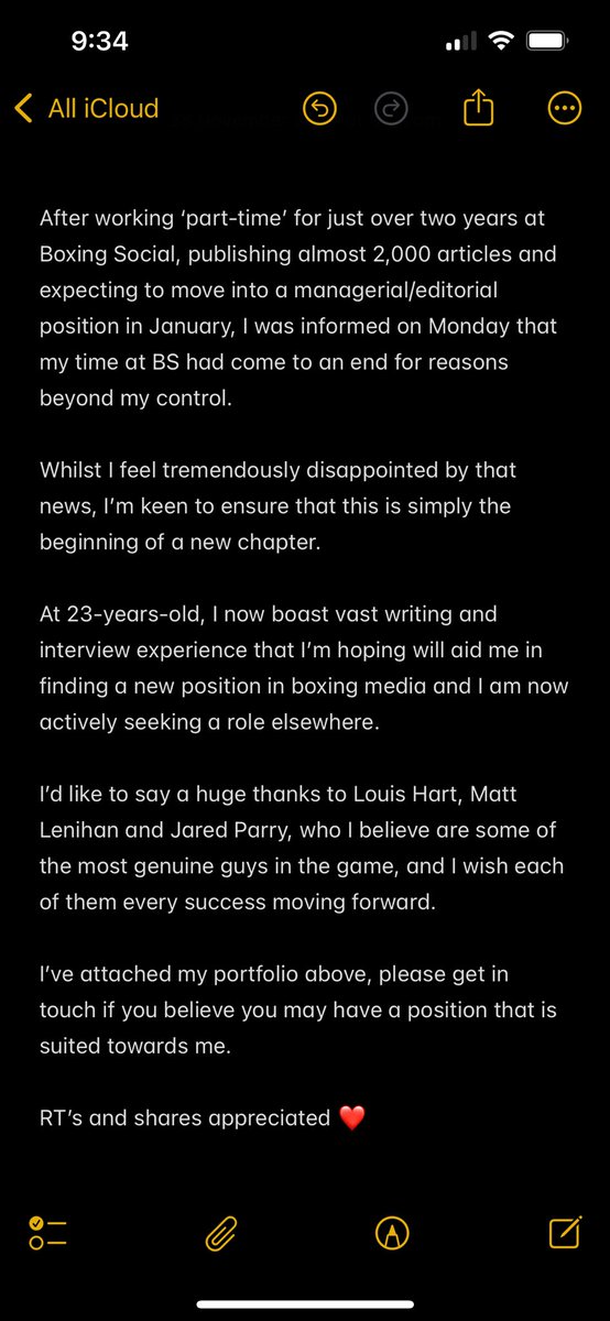 Teats 🥊 (@teats_) on Twitter photo Saddened to be leaving <a href="/boxing_social/">Boxing Social</a> but hoping that when one door closes another one opens. 🥊
RT’s appreciated.
linktr.ee/teaton73
#boxing Saddened to be leaving <a href="/boxing_social/">Boxing Social</a> but hoping that when one door closes another one opens. 🥊
RT’s appreciated.
linktr.ee/teaton73
#boxing