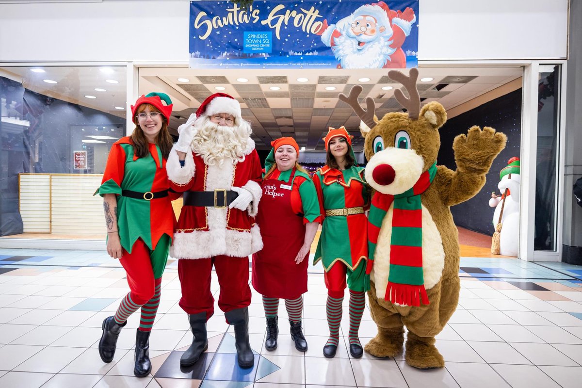Have you been to Santa’s Grotto at Spindles Shopping Centre yet? 🎅✨ It’s now open and ready to spread some festive cheer!

📍 Find Santa opposite Select Oldham in Spindles
🎟️ Book your visit now: bookfatherchristmas.co.uk/Spindles

#LoveOldham #ChristmasInOldham #SantaGrotto