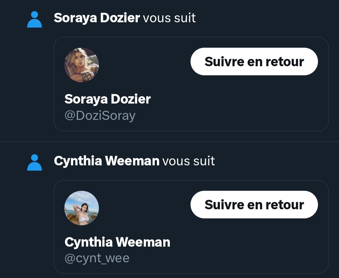 Barbatronic (@barbatronic) on Twitter photo Ici, c'est devenu mort...
- le fil "pour vous" est devenu une série de vidéos tic toc nuls qui n'a rien à voir avec tes abos
- Le fil d'abonnement est rempli de pubs
- Tous les jours une série de bot PP IA qui s'abonnent...
Bref, je prend l'air sous le ciel bleu. Des bisous Ici, c'est devenu mort...
- le fil "pour vous" est devenu une série de vidéos tic toc nuls qui n'a rien à voir avec tes abos
- Le fil d'abonnement est rempli de pubs
- Tous les jours une série de bot PP IA qui s'abonnent...
Bref, je prend l'air sous le ciel bleu. Des bisous