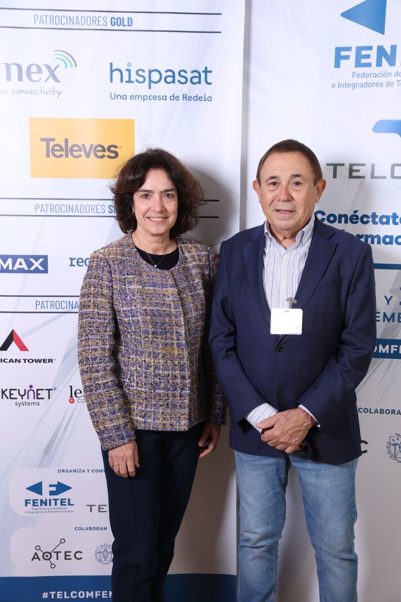FENITEL_ES's tweet image. 🙏Gracias a Elena Galindo Ayuso, Elena Galindo, subdirectora general de Operadores de Telecomunicaciones e Infraestructuras Digitales de 
@SEtelecoGob por participar en nuestro #TELCOM2024.
Sigue en directo el congreso👇:
fenitelcom.online
#telcomfenitel #TELCOM2024