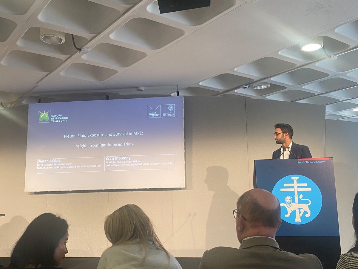 🧵 (6/?) pleural fluid exposure and survival in MPE by Dr Dinesh Addala