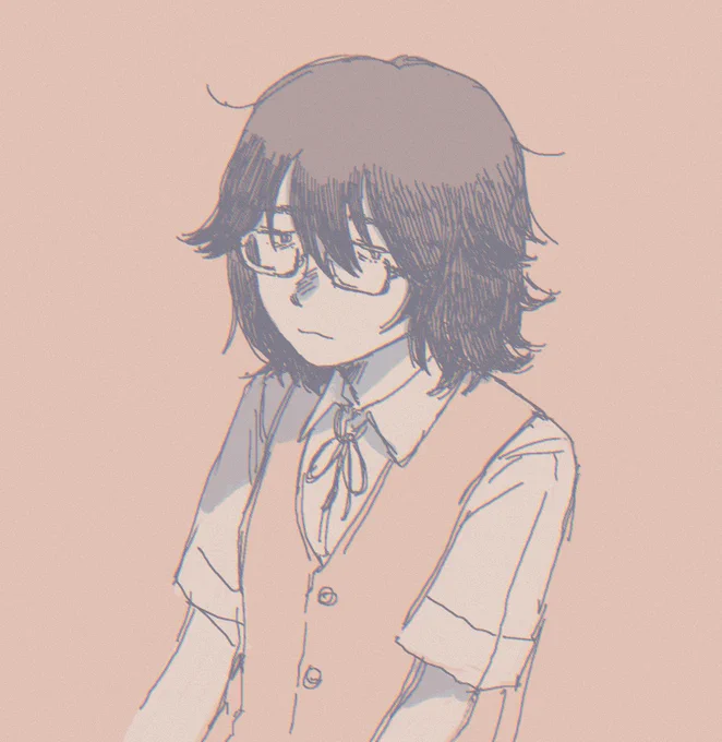 #非垢抜偏屈眼鏡女性 