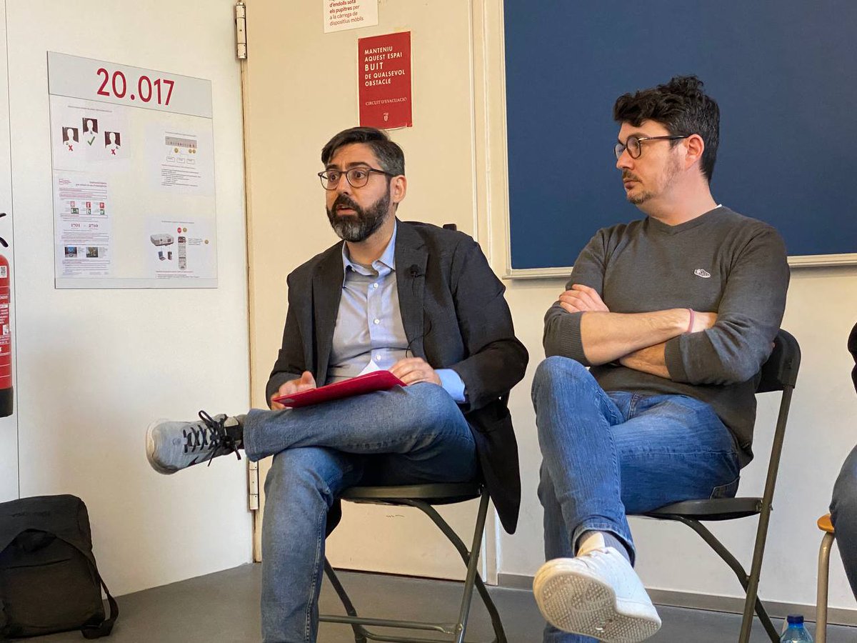 🗣️ Aquest matí amb <a href="/DrCluaLosada/">Mònica Clua-Losada</a>, <a href="/gautier_sabria/">Gautier Sabrià</a> i <a href="/angelferrero/">Àngel Ferrero</a> caracteritzem l'extrema dreta del segle XXI a través dels casos d'Espanya, Alemanya i França.

🤝 Un plaer compartir experiència amb <a href="/moviments_/">#Moviments#PoliEtica</a> i el <a href="/pubpolcenter/">Public Policy Center</a>.