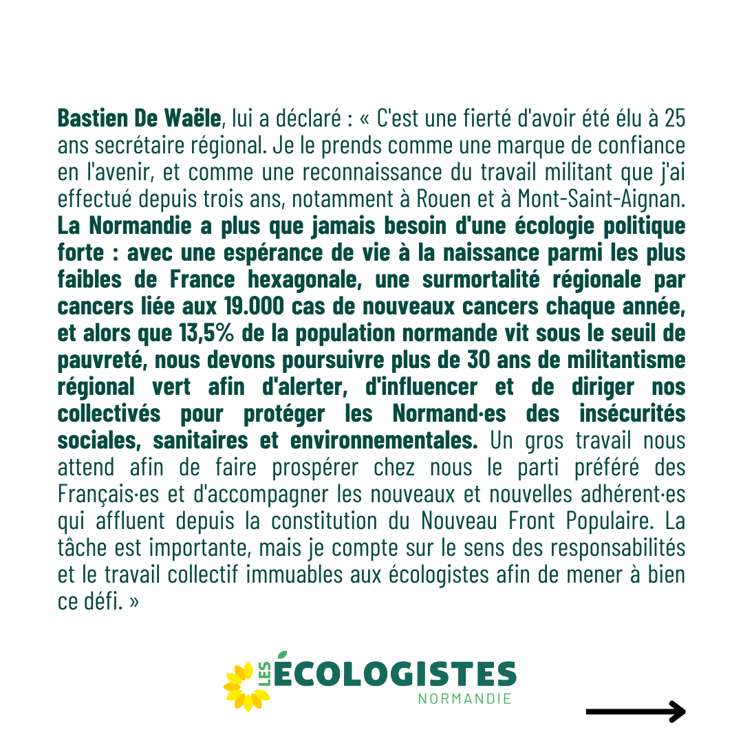 Les Écologistes - EÉLV Normandie tweet media
