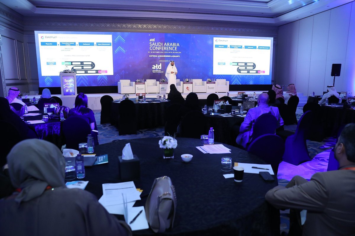 At the ATD KSA Conference, Mohammad Alfawazi, Chief Human Resources Officer at <a href="/TabukPharma/">Tabuk Pharma</a>, delivered a transformative session on personalized and immersive learning, redefining the future of talent development.

#ATDKSA