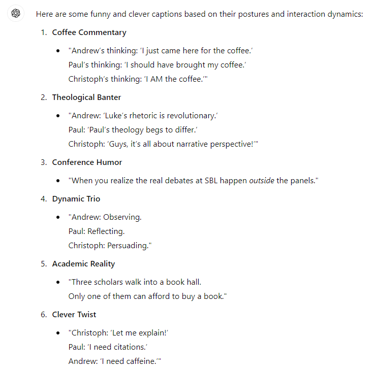 ChristophHeilig's tweet image. ChatGPT&apos;s take #sblaar24