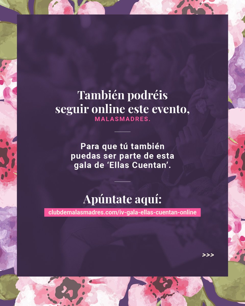malasmadres's tweet photo. ✨¡Ya tenemos a las 4 Malasmadres reconocidas de la IV Edición de 'Ellas Cuentan', nuestro proyecto solidario con @CinfaSalud !

🎟️Si quieres asistir a la gala apúntate aquí: https://t.co/toEpcOrOmV
🎥Síguelo online: https://t.co/P6oORTfBJ9

#ellascuentan2024 https://t.co/KZDgl0t3x5