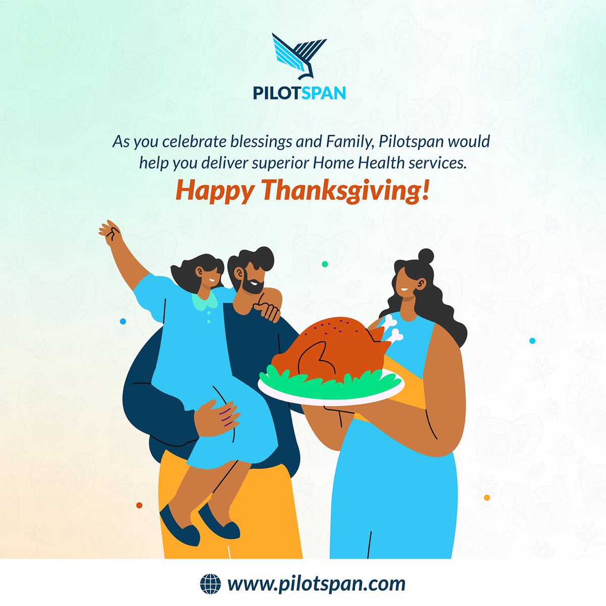 pilotspan's tweet photo. This Thanksgiving, we are grateful for the trust you place in our software to make caregiving easier and more efficient!📈🍂🦃
#Pilotspan #UnitedStates #Thanksgiving #HomeHealthcare #HealthcareInnovation #ThankfulForYou #CaregivingMadeEasy #SoftwareForGood https://t.co/YcgCbUqXdl