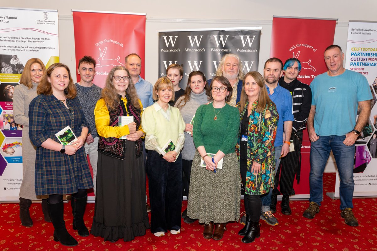 Culture_SwanUni's tweet photo. What an incredible evening @swanseastones for the launch of 'A Dictionary of Light' - this years majestic Rhys Davies Short Story Award Anthology from @parthianbooks! Thank you to all of the authors, our judge, @Rebecca_Writer, and all who attended. More photos to follow! https://t.co/yp6ny7iu8x