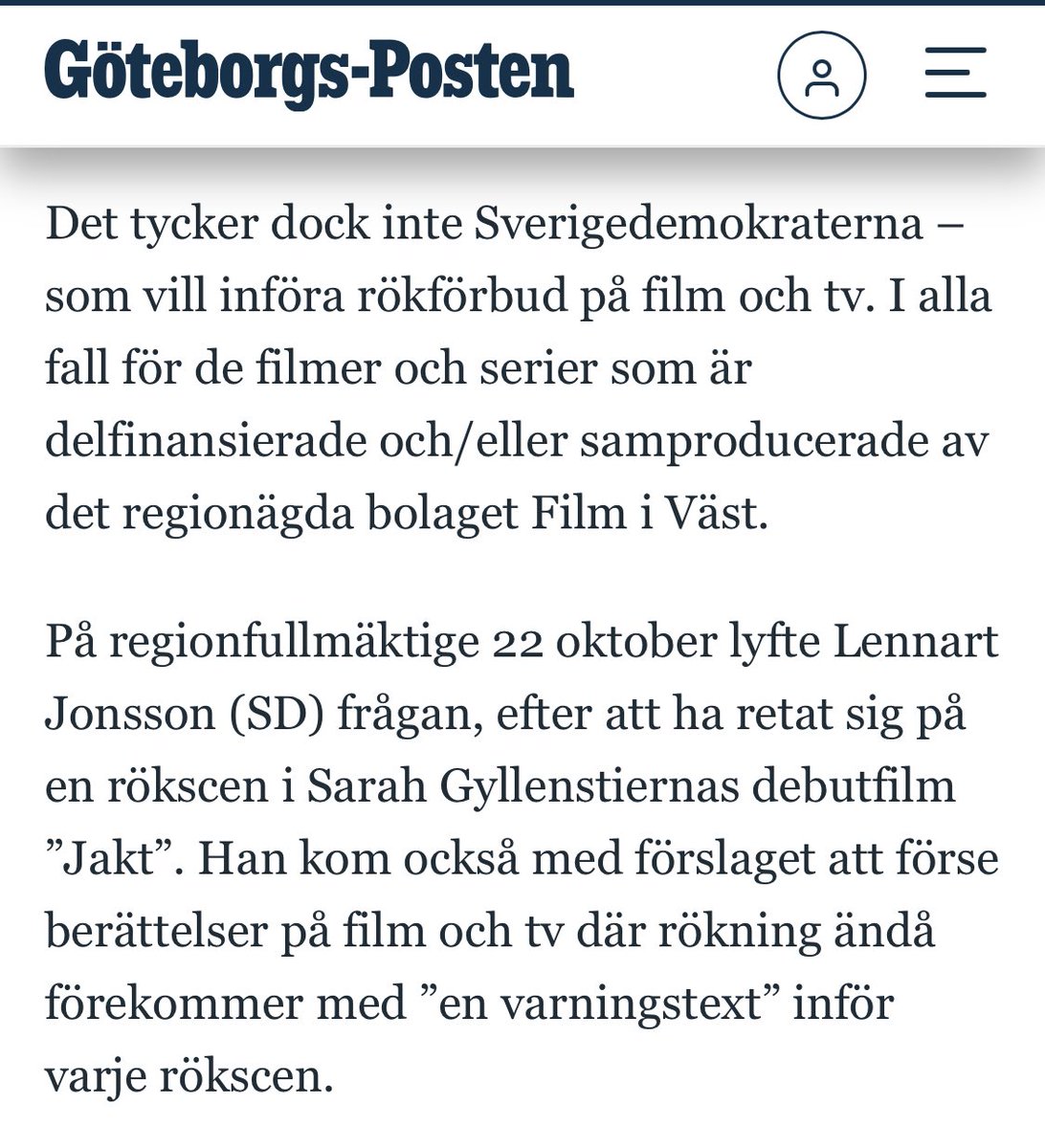 SD: ”Det är bara woke identitetspolitik nu för tiden!”
Också SD: ”Förbjud cigaretter i film så barnen inte börjar knarka!”