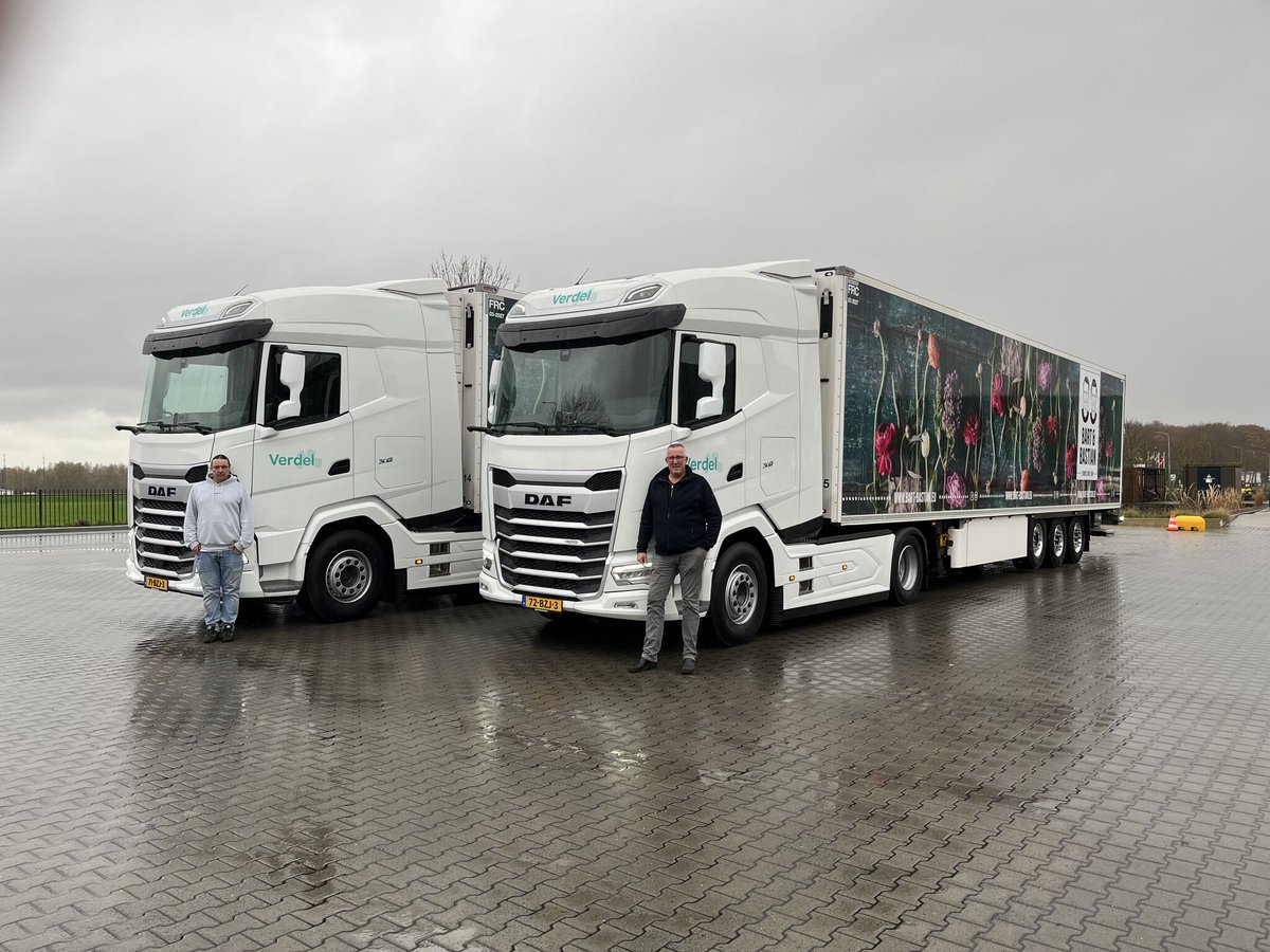 Met trots twee nieuwe leveringen aan Verdel: DAF XG 480 FT🔑

De sleutels hebben wij mogen overhandigen aan Arie &amp; Jan Jaap.

Team Truckland wenst Verdel veel veilige en plezierige kilometers toe!🚛

#DAFNederland #DAFTrucksN.V. #Truckland